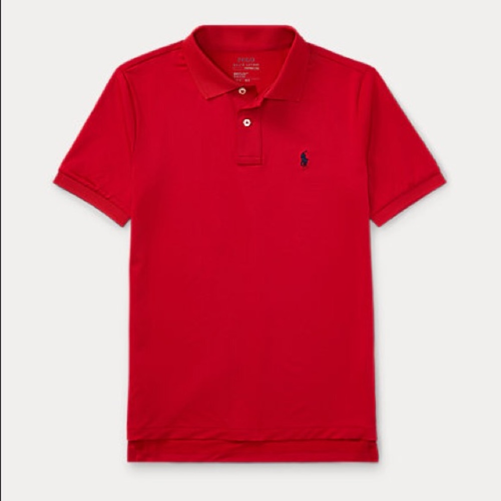 Red polo performance shirt 2X big
